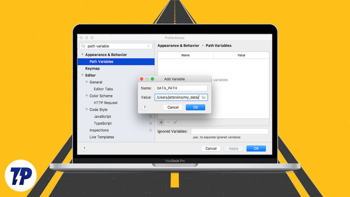 how to set path variable on macos