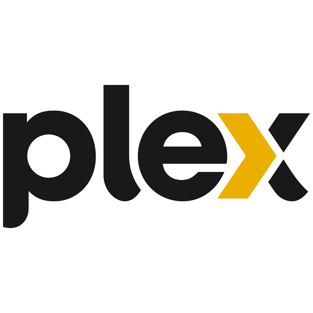 plex logo on transparent background