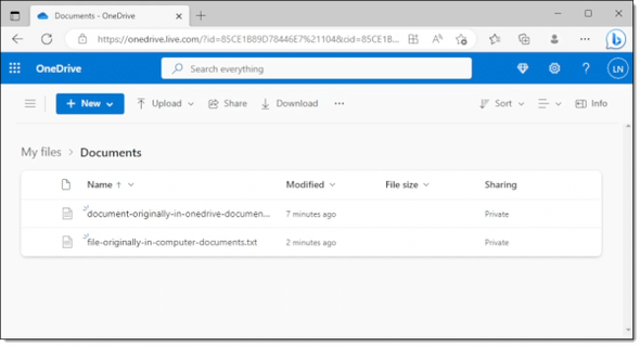 Both files now present in OneDrive online.