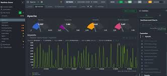 Netdata dashboard