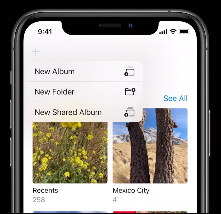 In Photos app you can use the