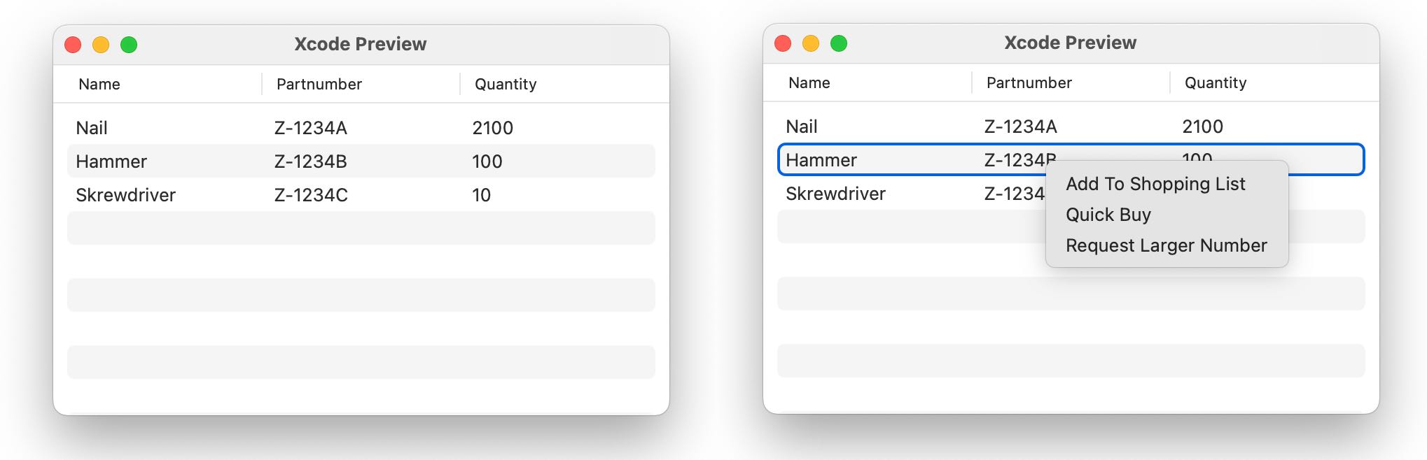 Context menu is very important for macOS, where the user has to right click to show the menu options.
