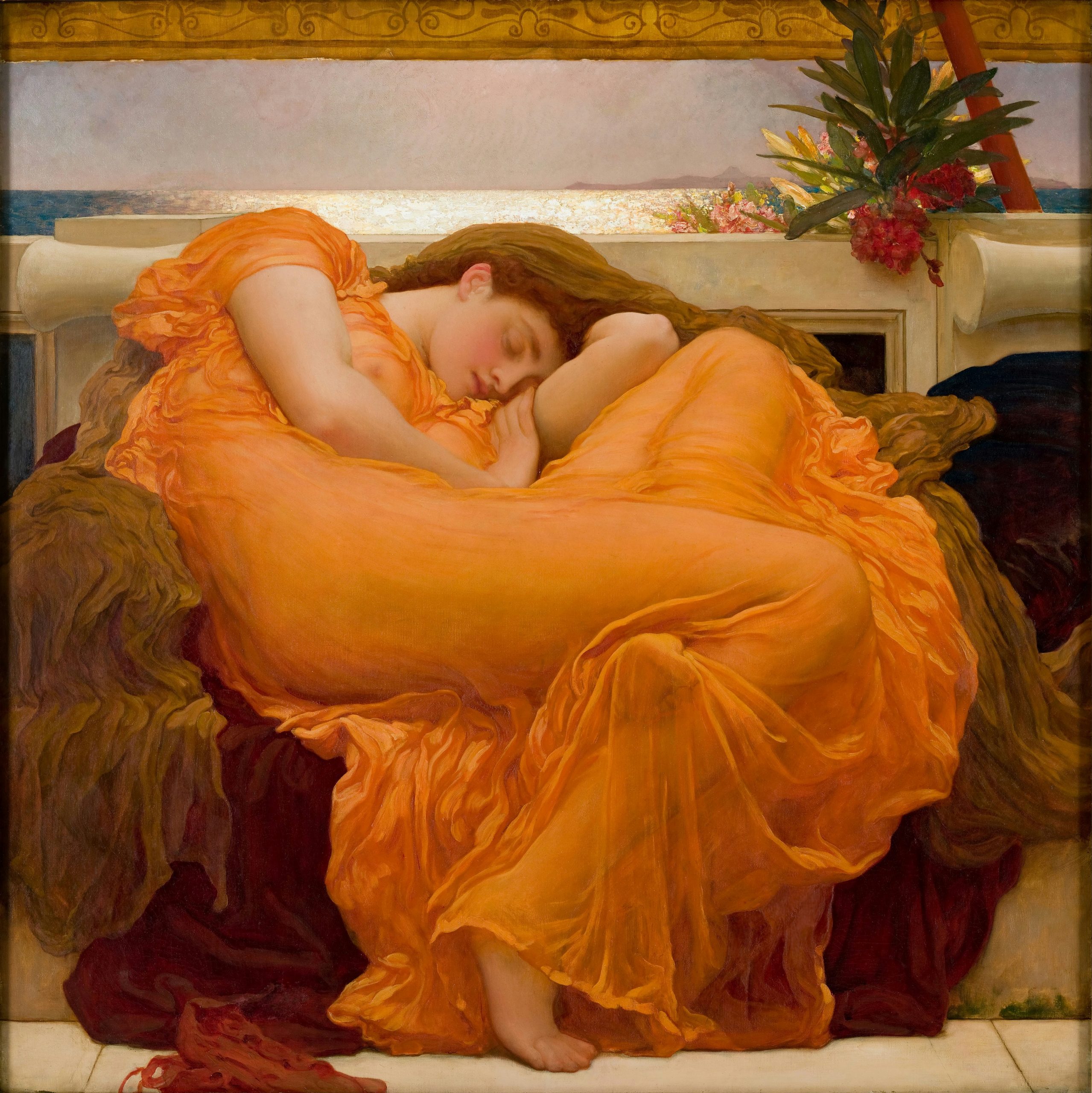Read more about the article Flaming June, Frederic Leighton, 1895